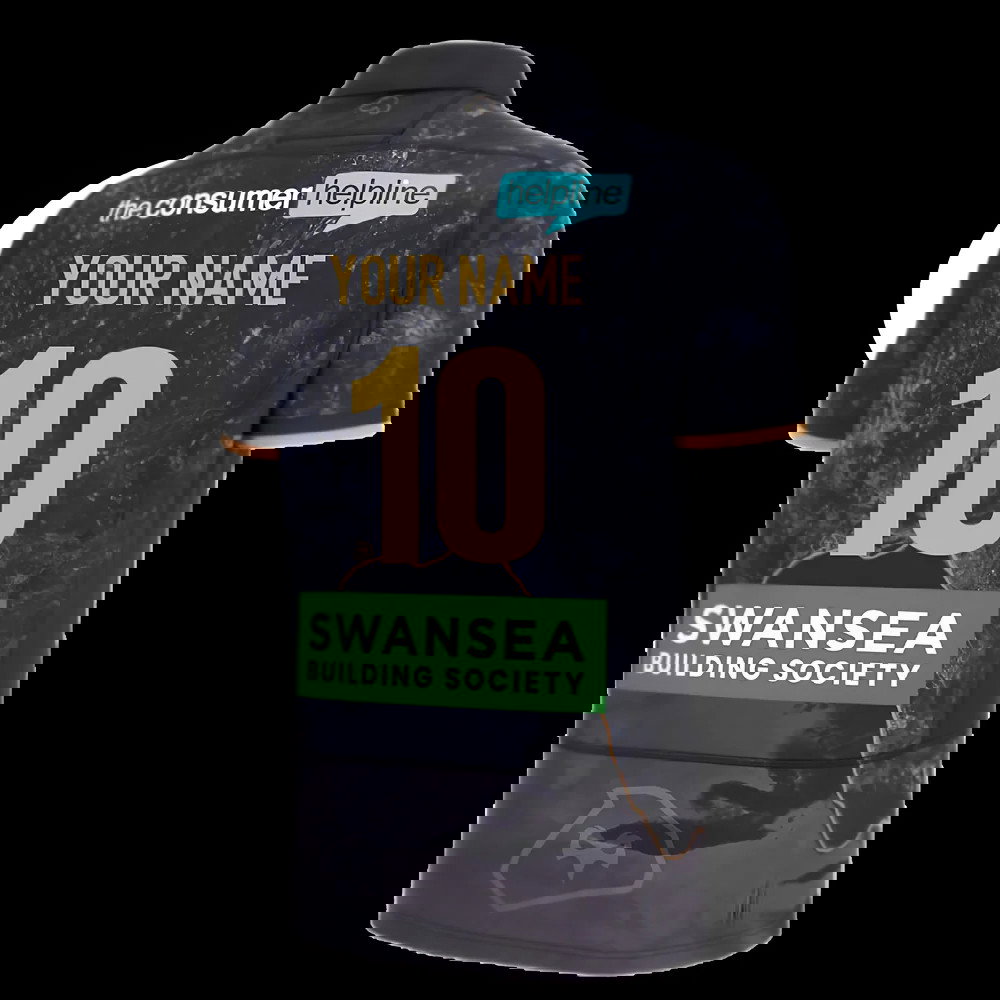 2025-2026 Ospreys Home Rugby Shirt (Kids) (Your Name)