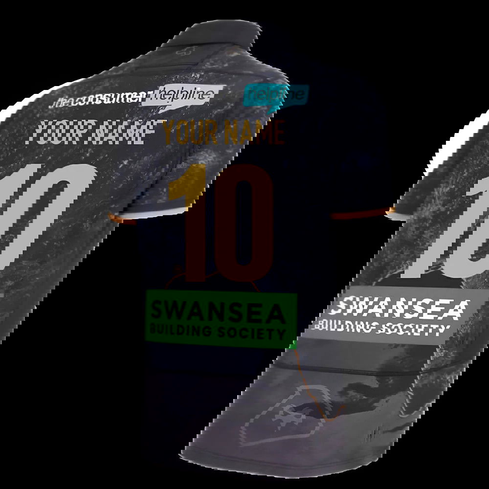 2025-2026 Ospreys Home Poly Replica Rugby Shirt (Your Name)
