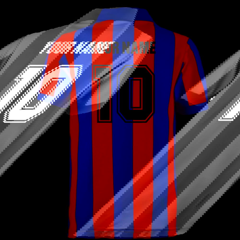 Crystal Palace 1975-76 Retro Football Shirt (Your Name)