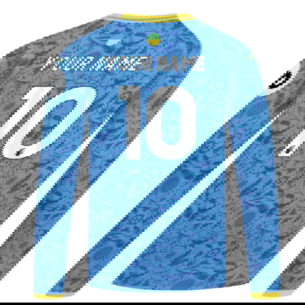 2025-2026 Wolves Long Sleeve Third Shirt (Kids) (Your Name)