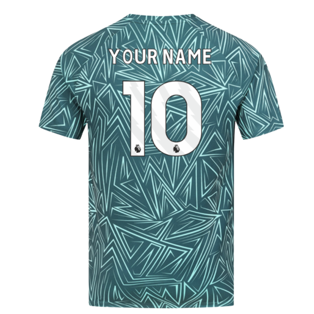 2025-2026 Wolves Away Pre-Match Shirt (Dark Green) (Your Name)