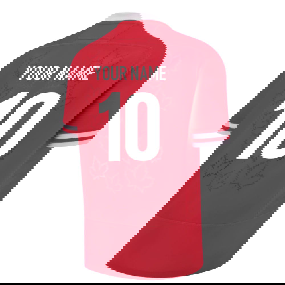 2025-2026 Canada Home Rugby Shirt (Your Name)
