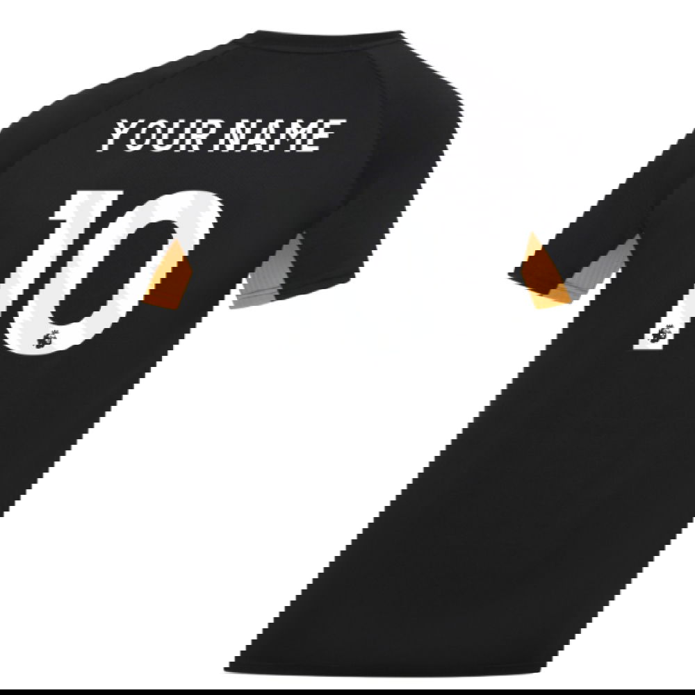 2025-2026 Wolves Coaches Training T-Shirt (Black) (Your Name)