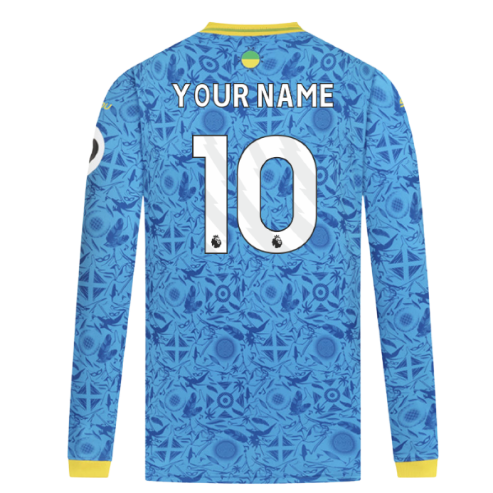 2025-2026 Wolves Long Sleeve Third Shirt (Your Name)