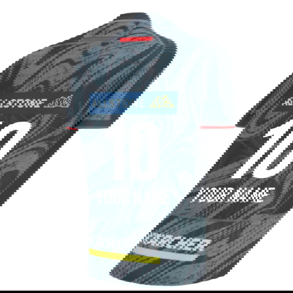 2025-2026 Gloucester Rugby Euro Replica Shirt (Your Name)