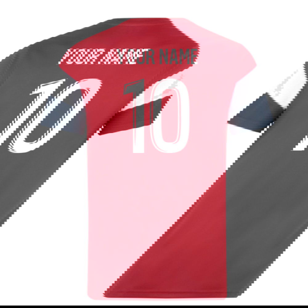 2025-2026 AS Monaco Pre Match Shirt (Red) (Your Name)