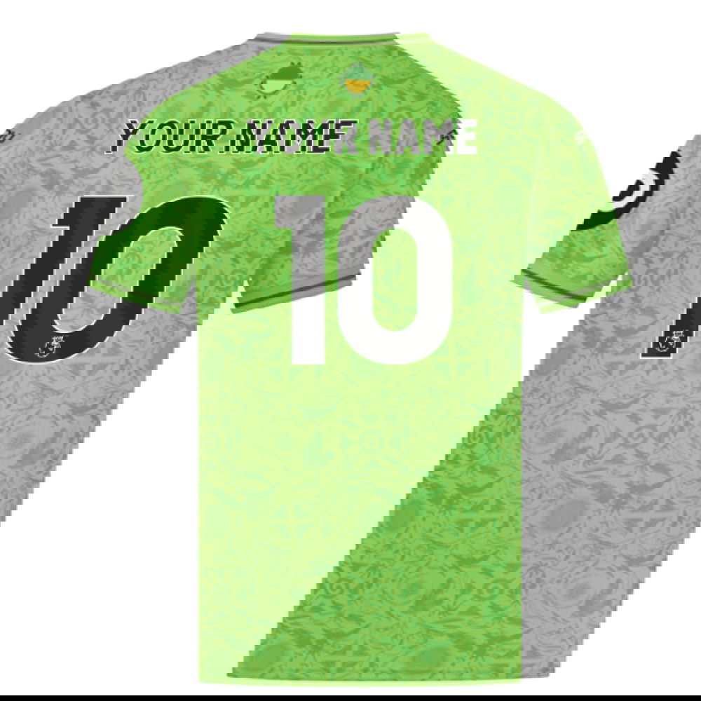 2025-2026 Wolves Goalkeeper Third Shirt (Green) (Your Name)
