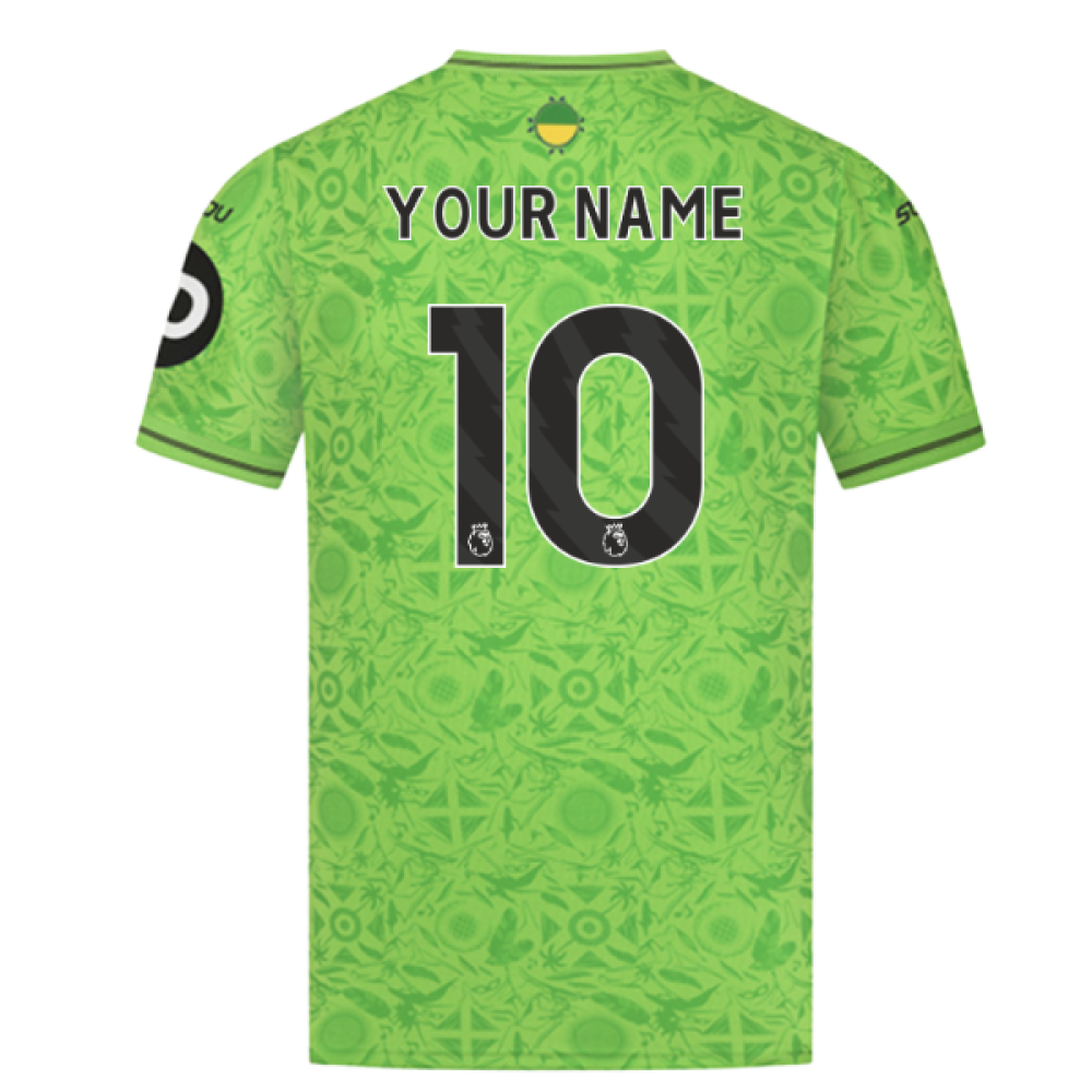 2025-2026 Wolves Goalkeeper Third Shirt (Green) (Your Name)