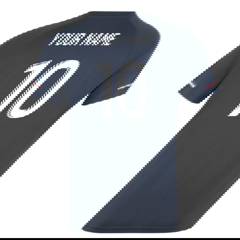 2025-2026 AS Monaco Training Shirt (Dark Slate) (Your Name)