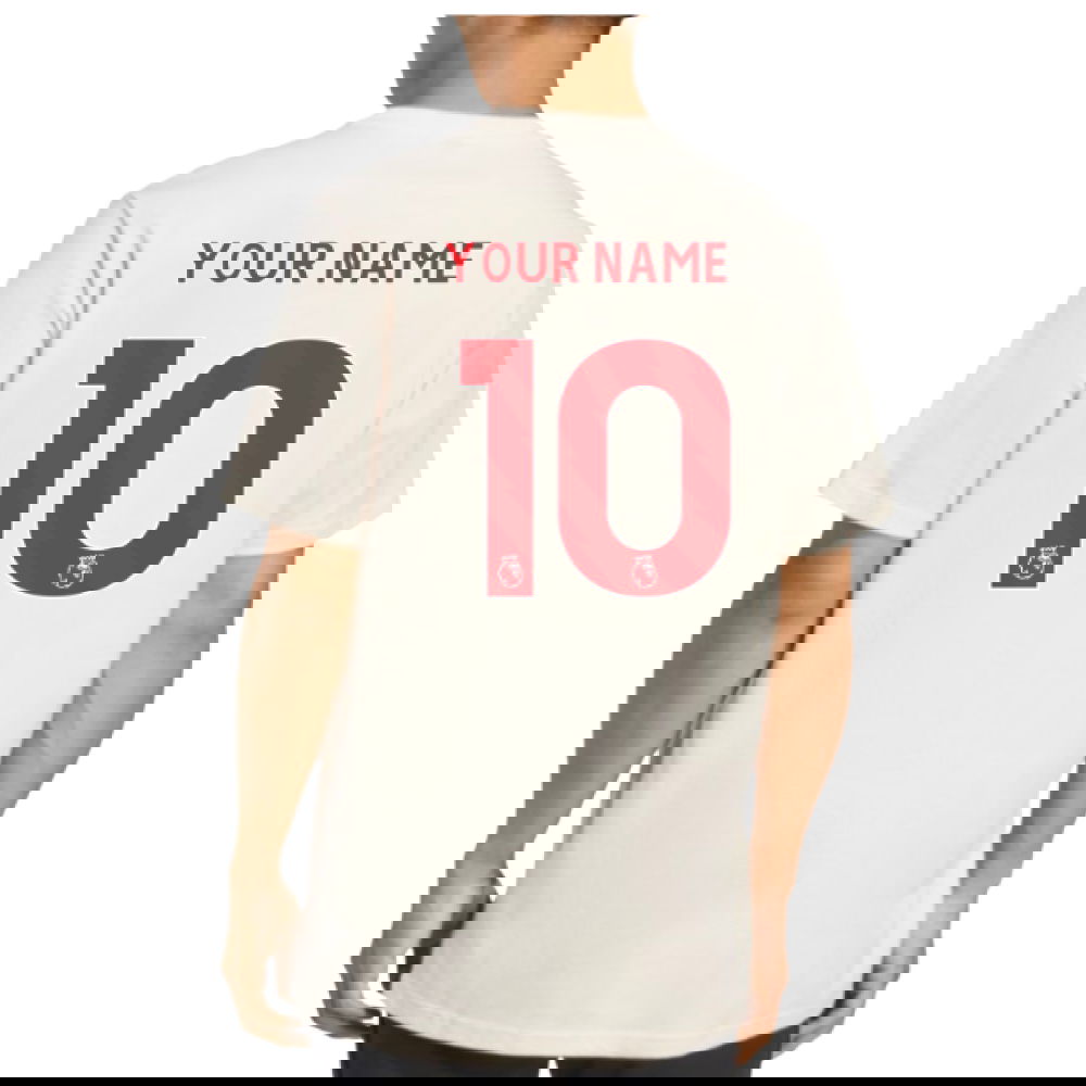 2025-2026 Liverpool Seasonal Graphic Tee (White) (Your Name)