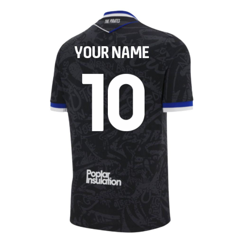2025-2026 Bristol Rovers Away Shirt (Your Name)