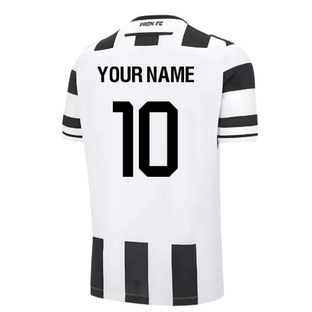 2025-2026 PAOK Salonika Home Shirt (Your Name)