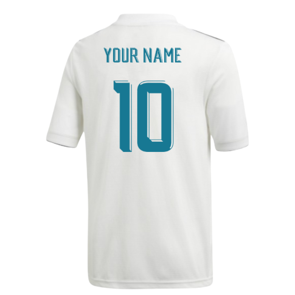 2017-2018 Real Madrid Home Youth Kit (Your Name)
