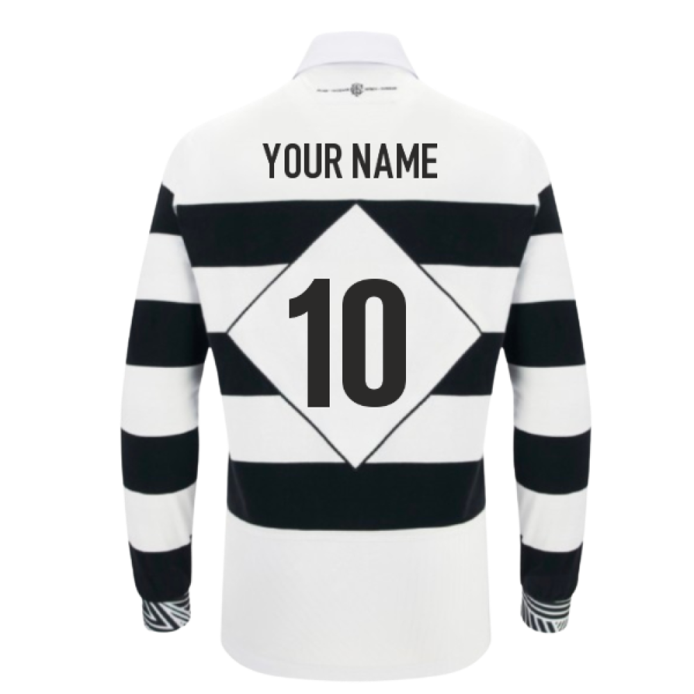 2025-2026 Barbarians Home Cotton LS Rugby Shirt (Your Name)