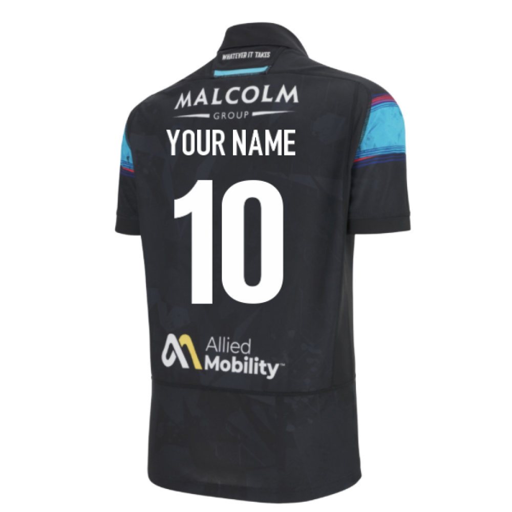 2025-2026 Glasgow Warriors Euro Replica Rugby Shirt (Your Name)