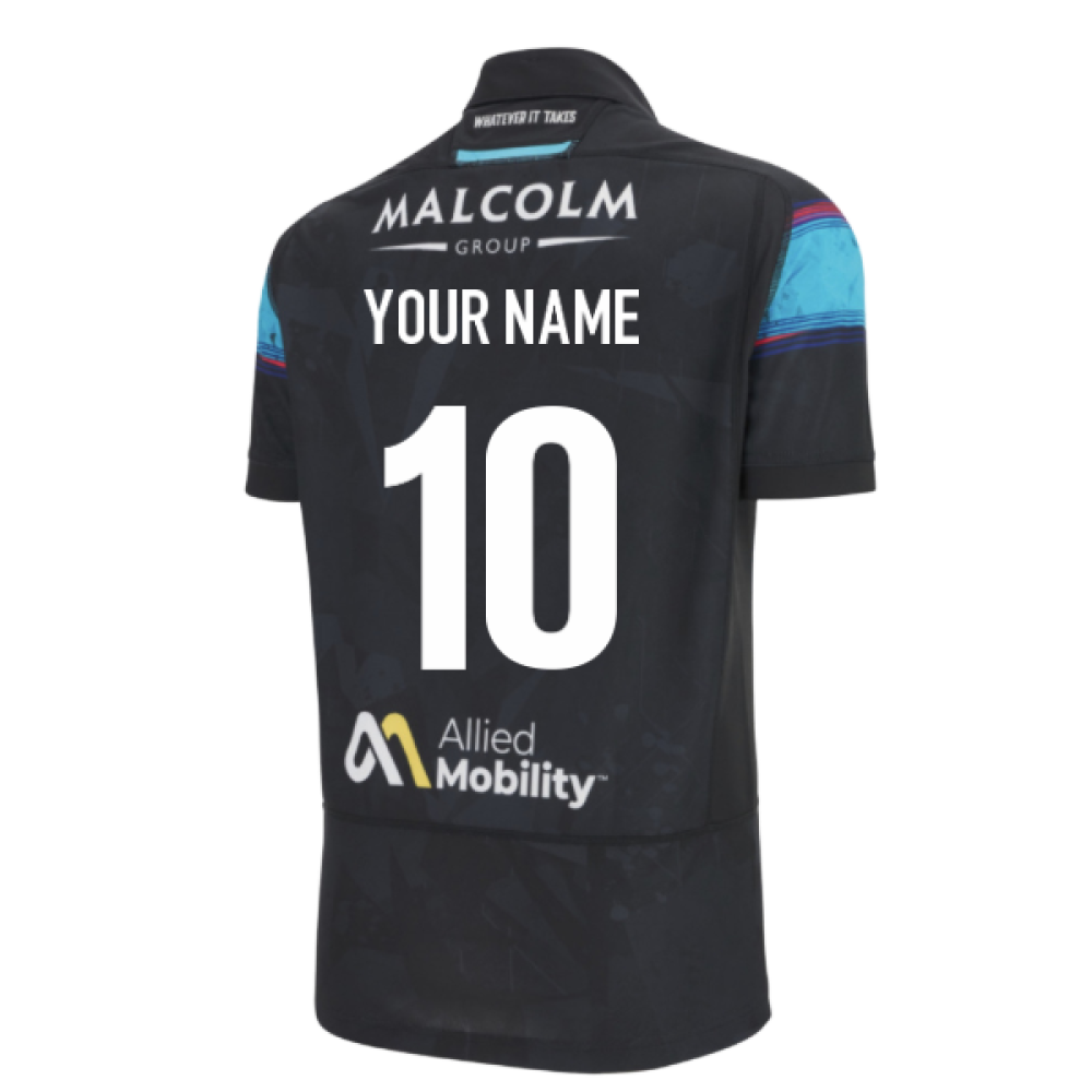 2025-2026 Glasgow Rugby Euro Replica Shirt (Kids) (Your Name)
