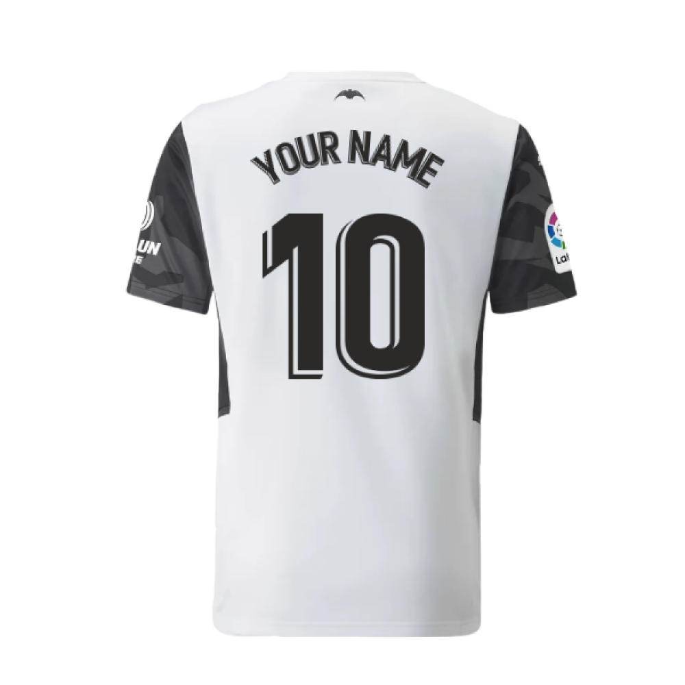 2021-2022 Valencia Home Shirt (Kids) (Your Name)