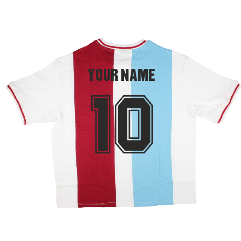 Crystal Palace 1972-1973 Don Rogers Retro Football Shirt (Your Name)