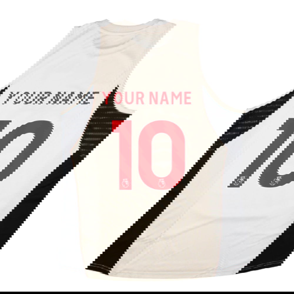 2025-2026 Liverpool Sleeveless Jersey (White) - Womens (Your Name)