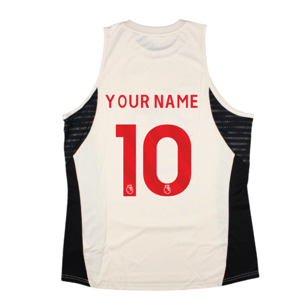 2025-2026 Liverpool Sleeveless Jersey (White) - Womens (Your Name)