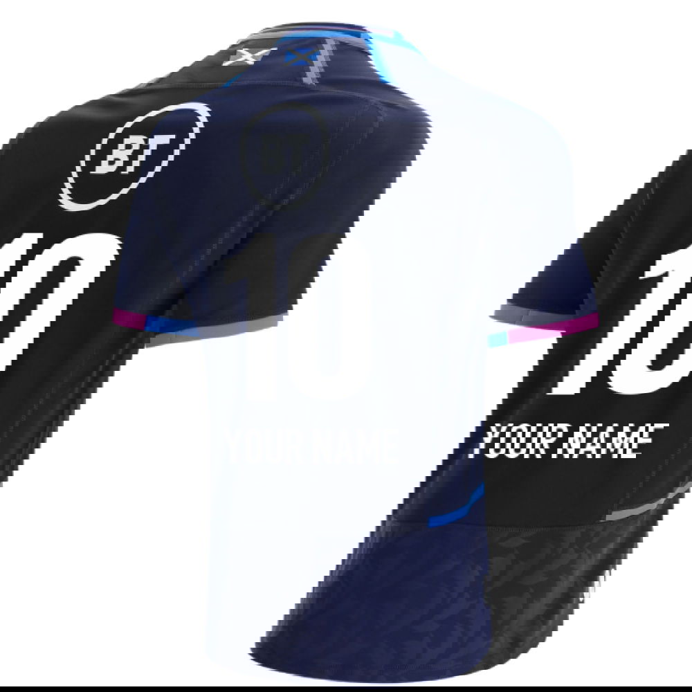 2021-2022 Scotland Home Replica Rugby Shirt (Kids) (Your Name)