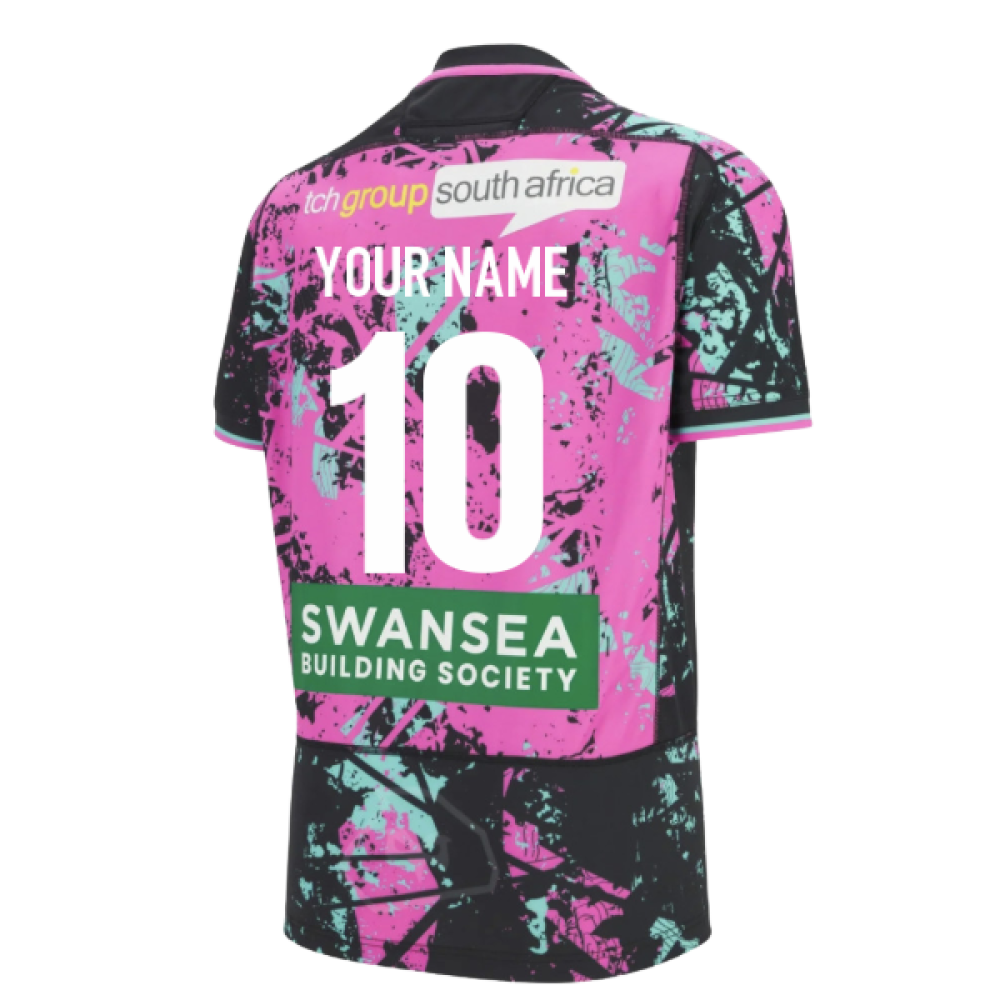 2025-2026 Ospreys Rugby Euro Replica Shirt (Kids) (Your Name)