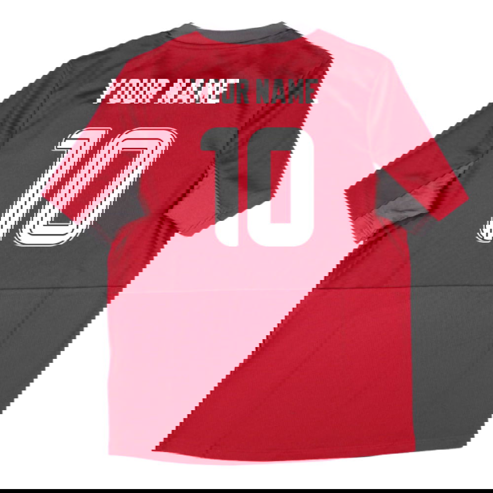 2025-2026 Rangers Pro Training Short Sleeve Tee (Rythmic Red) - Kids (Your Name)