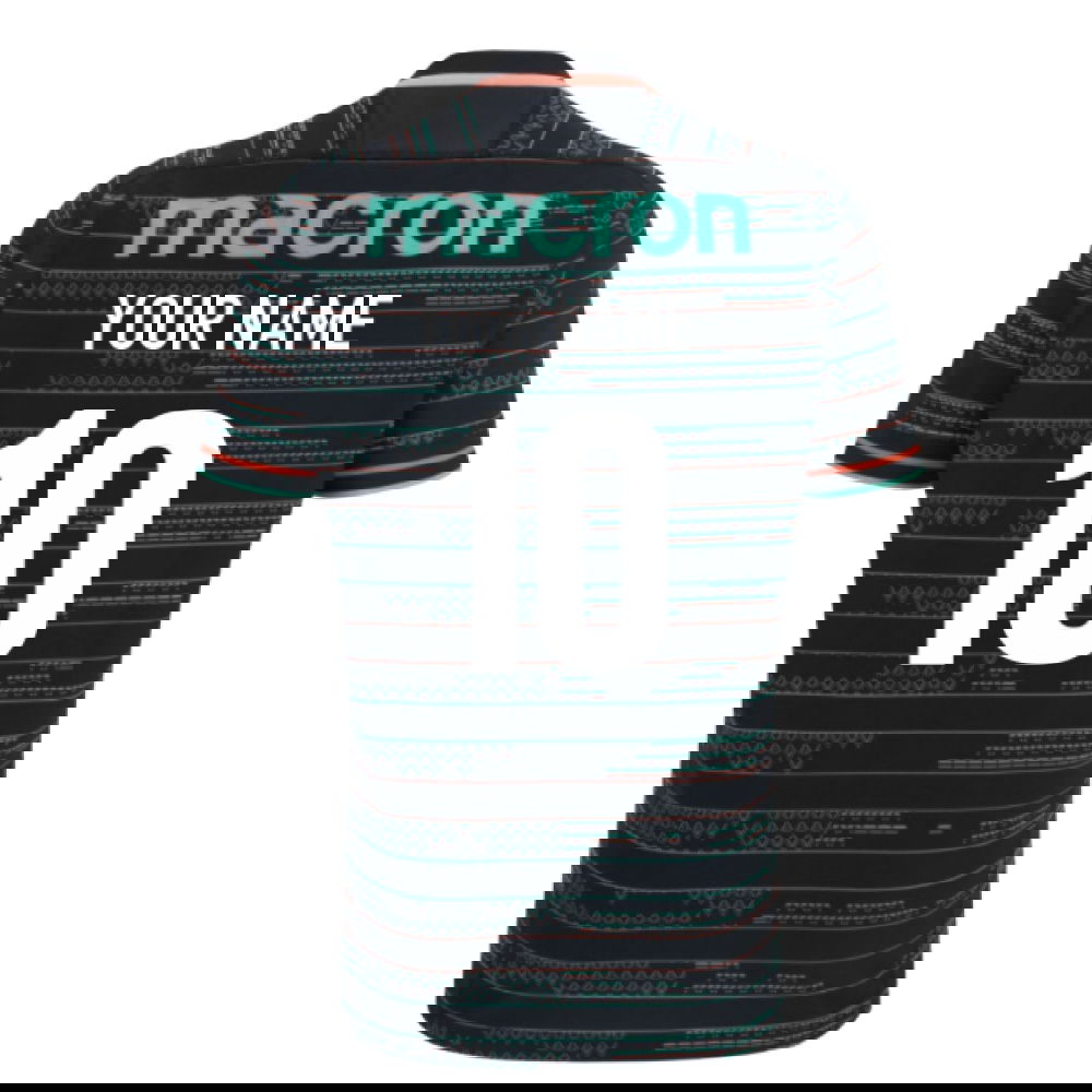 2025-2026 Barbarians Rugby Training Jersey (Black) (Your Name)