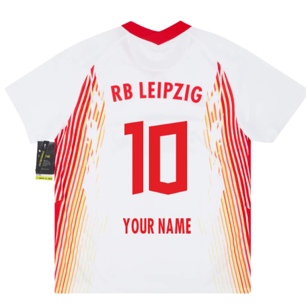 2020-2021 RB Leipzig Home Shirt (White) (Your Name)