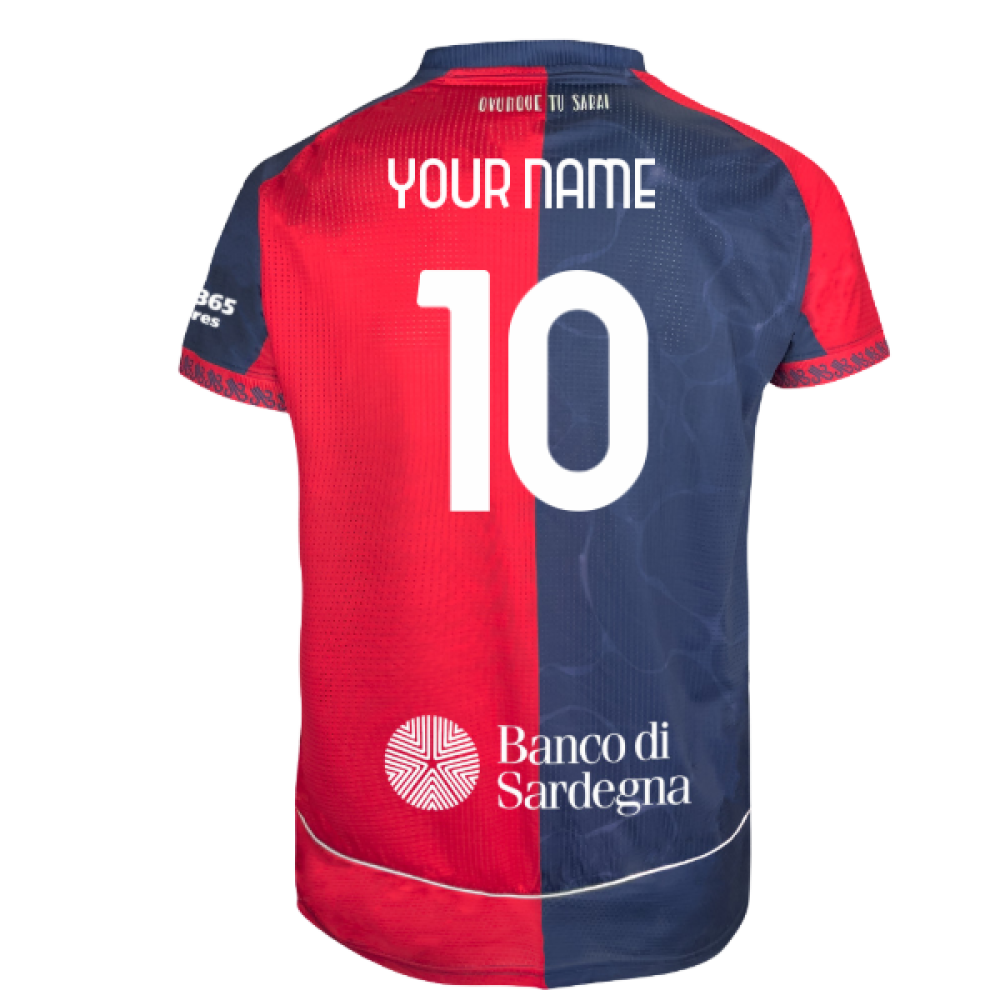 2025-2026 Cagliari Home Shirt (Your Name)