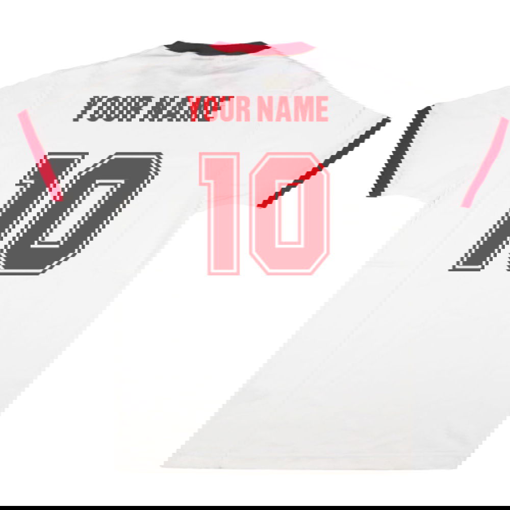 England T-Shirt - White (Your Name)