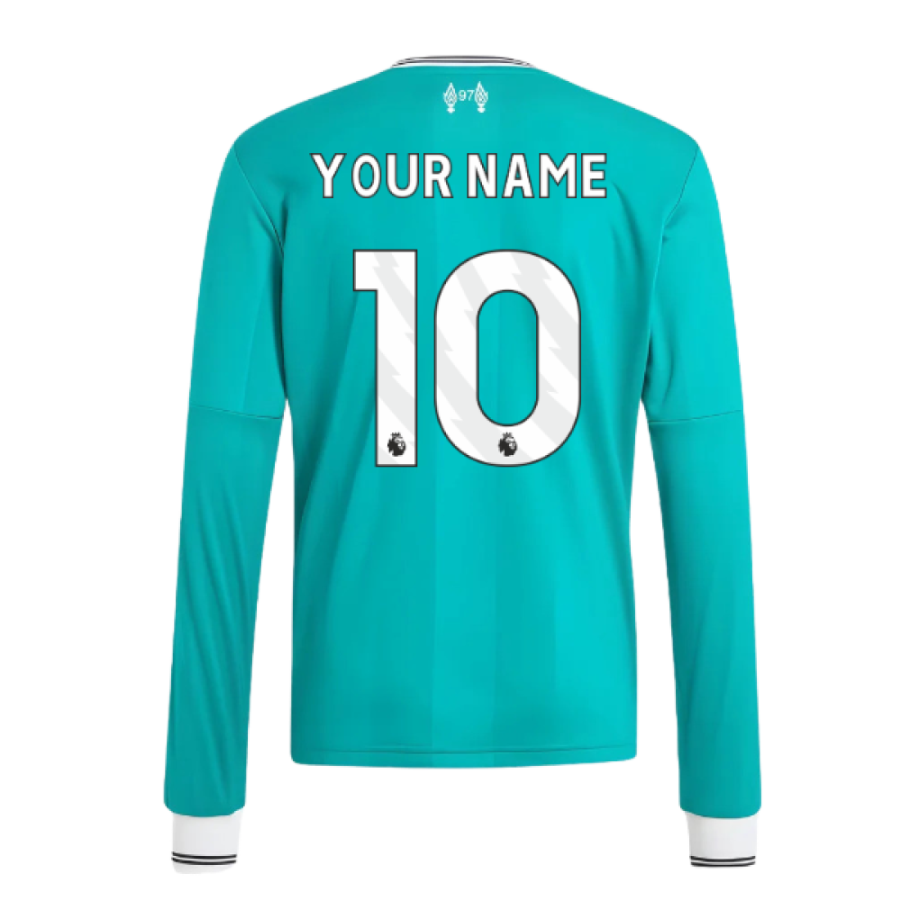 2025-2026 Liverpool Long Sleeve Third Shirt (Kids) (Your Name)