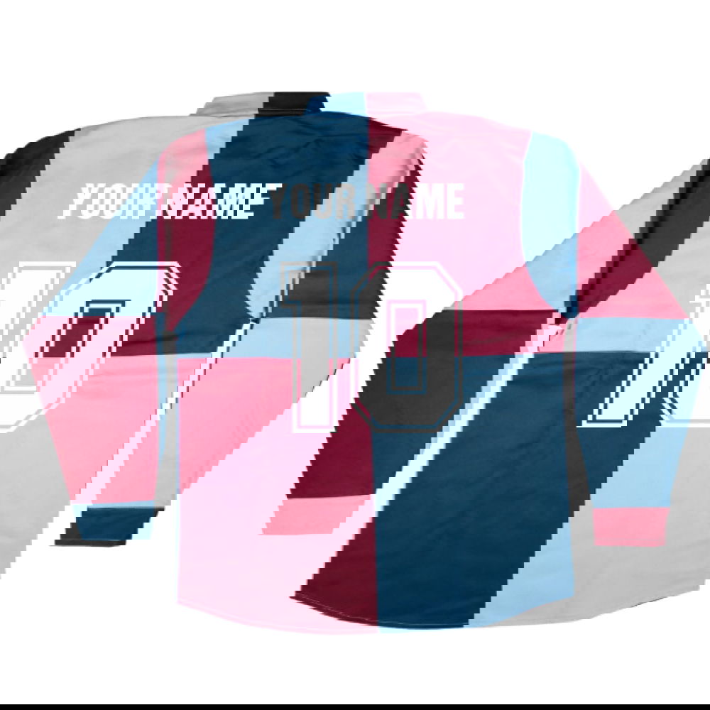 Aston Villa 1892-93 Retro Football Shirt (Your Name)