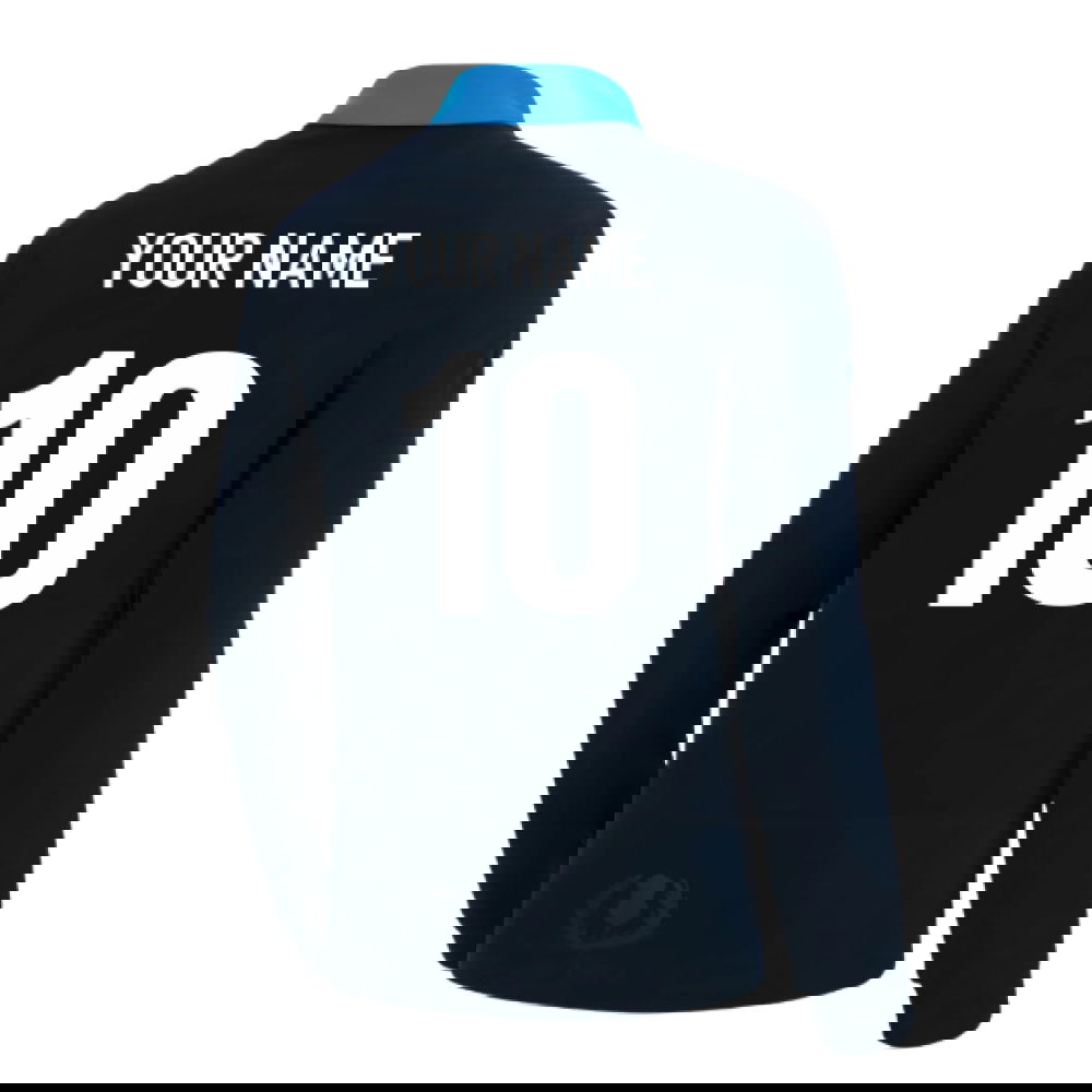 2022-2023 Scotland Rugby Cotton LS Shirt (Kids) (Your Name)