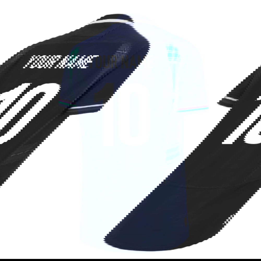 Scotland RWC 2023 Home Rugby Poly Replica Shirt (Ladies) (Your Name)