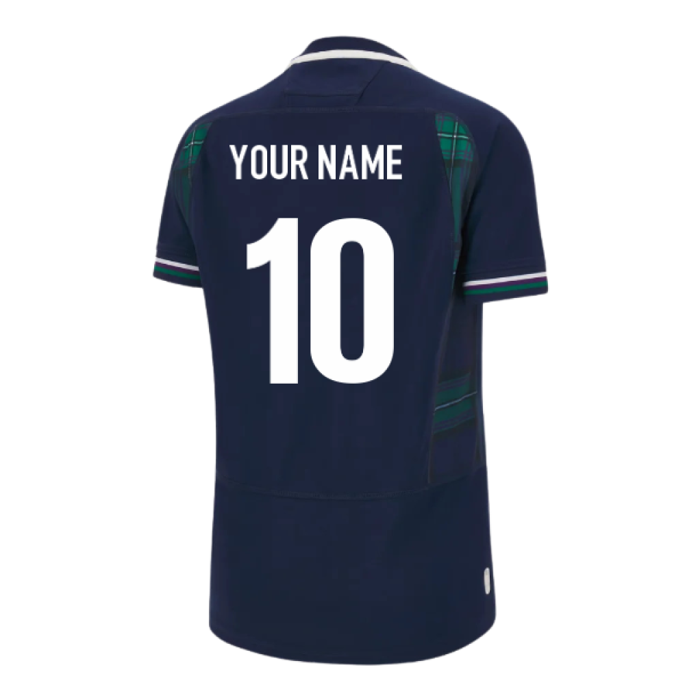 Scotland RWC 2023 Home Rugby Poly Replica Shirt (Ladies) (Your Name)