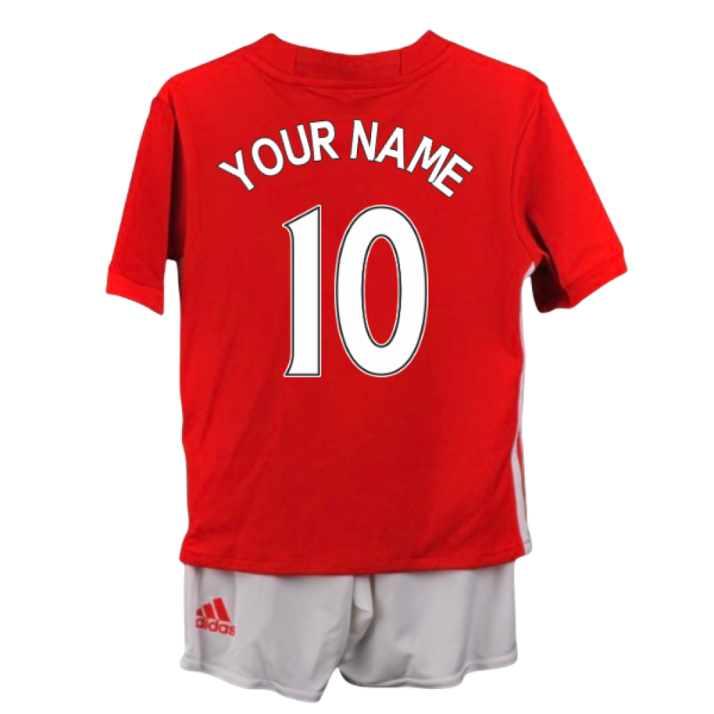2015-2016 Man Utd Home Mini Kit (Your Name)