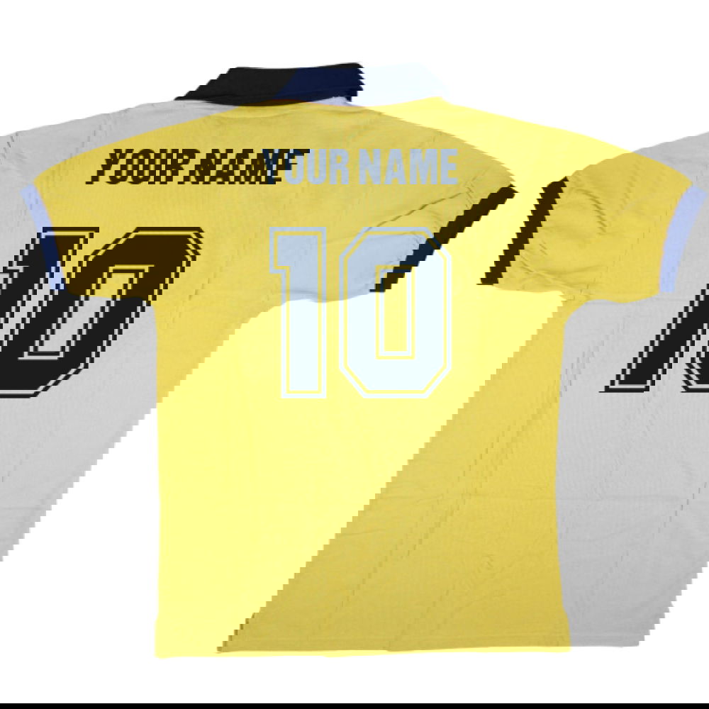 Tottenham Hotspur 1978 Admiral Retro Away Shirt (Yellow) (Your Name)