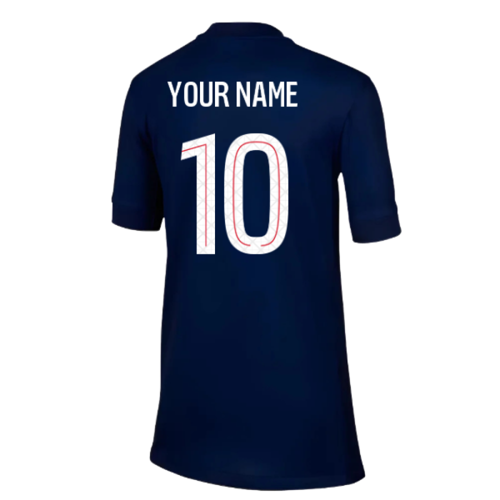 2025-2026 PSG Paris Saint Germain Home Shirt (Kids) (Your Name)
