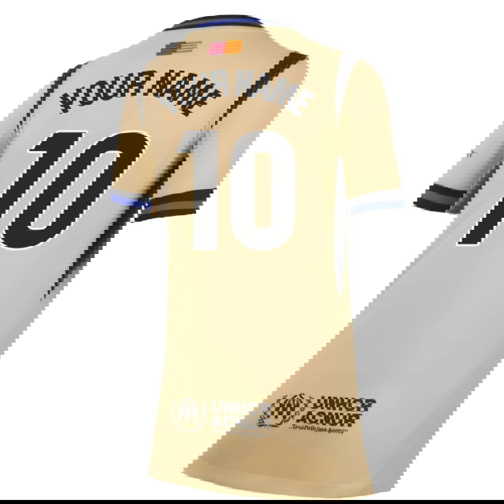 2025-2026 Barcelona Away Shirt (Kids) (Your Name)