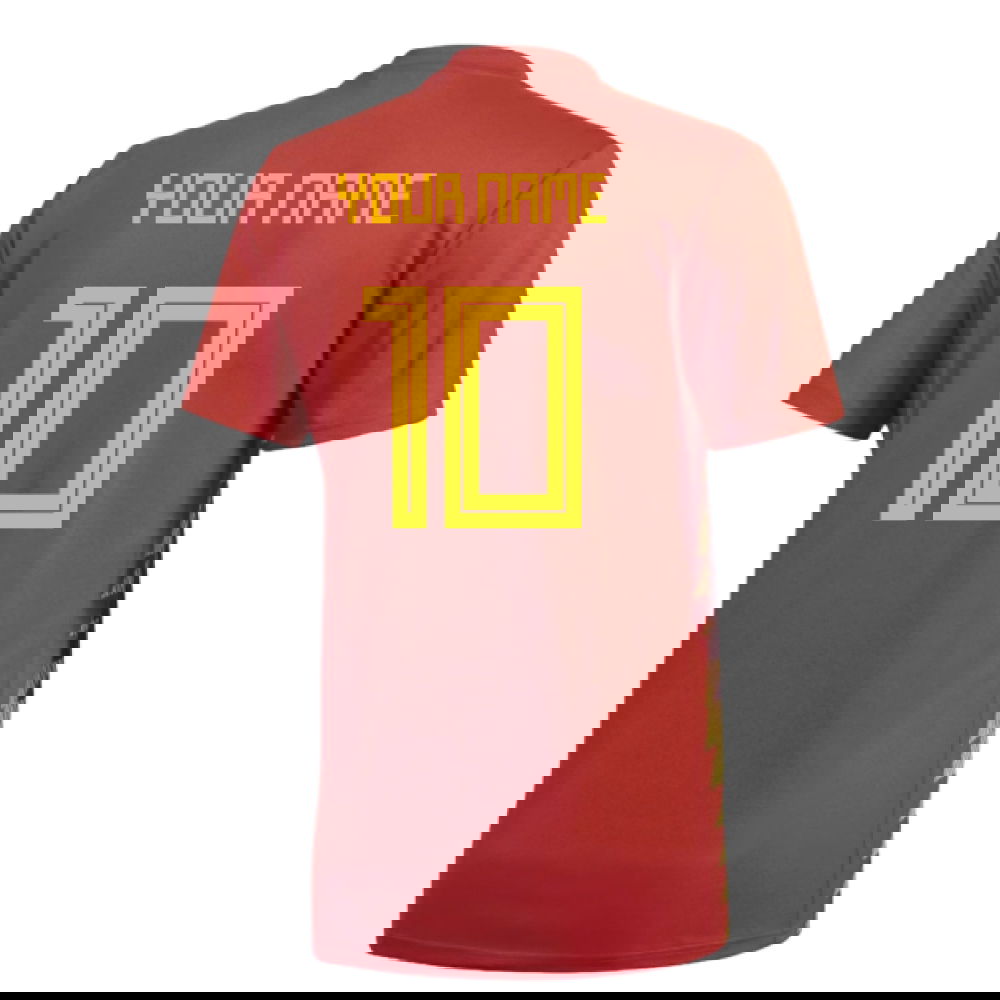 2018-2019 Spain Home Shirt (Your Name)