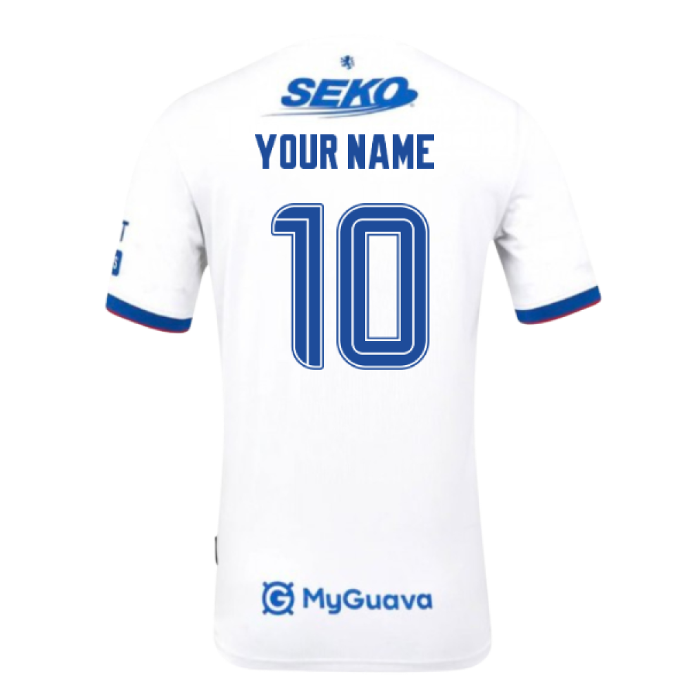 2025-2026 Rangers Pro Away Shirt (Your Name)