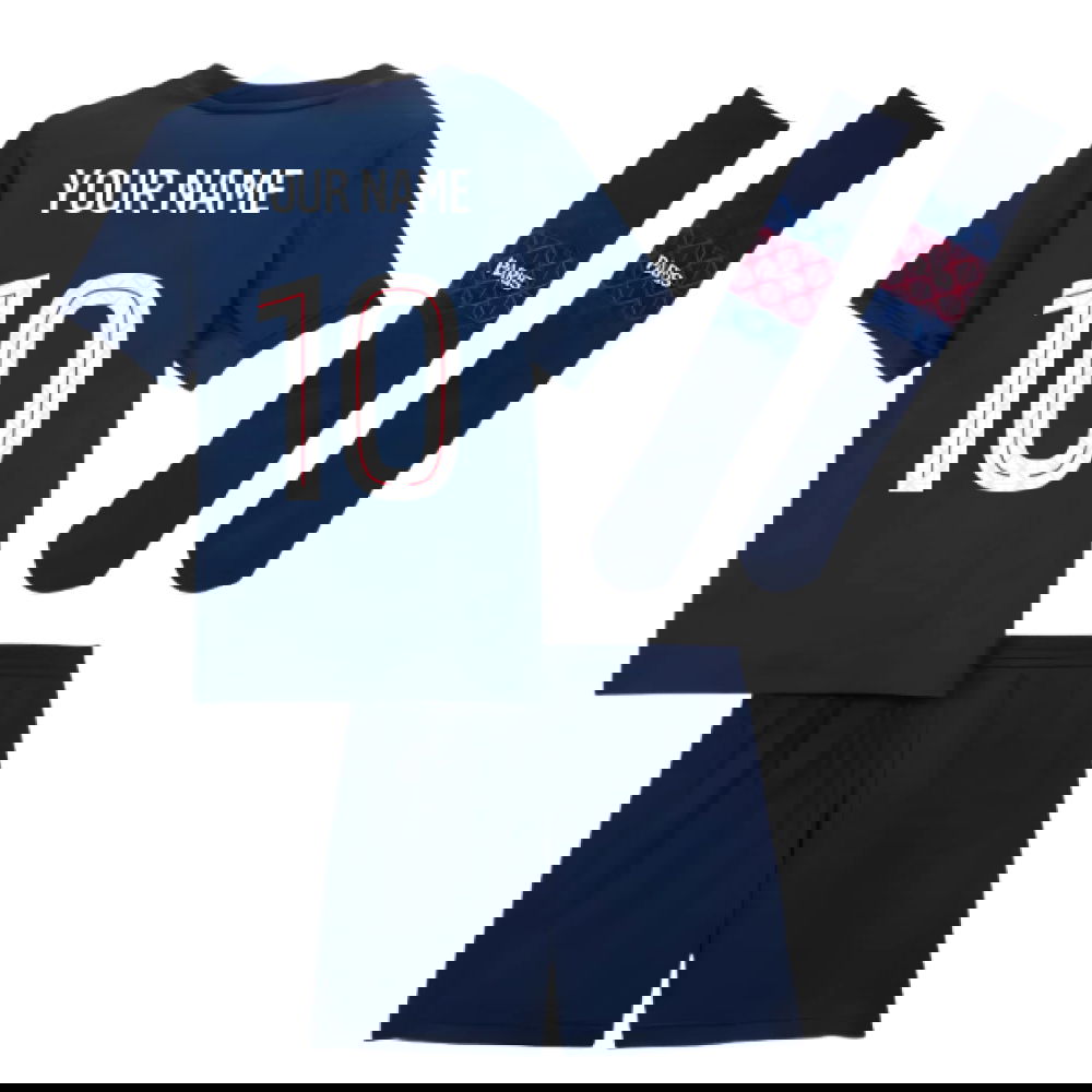 2025-2026 PSG Home Little Kids Mini Kit (Your Name)