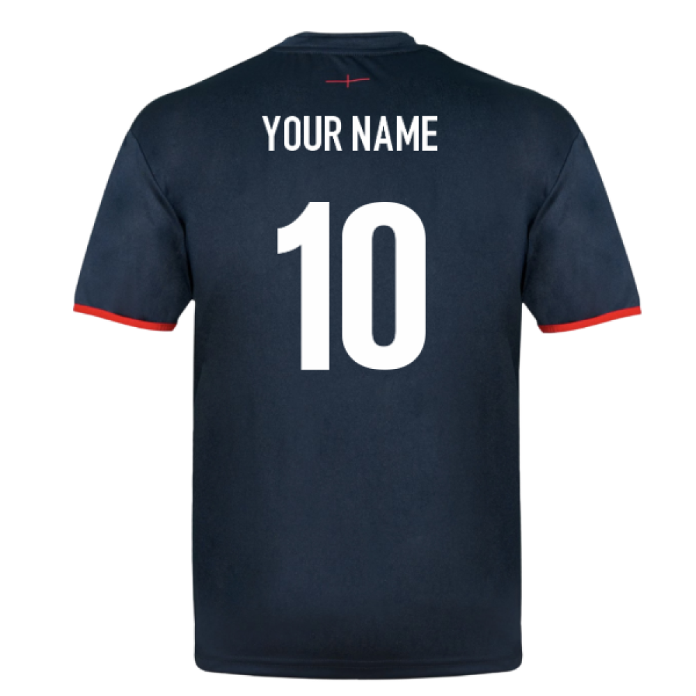 England RFU T-Shirt (Navy) (Your Name)