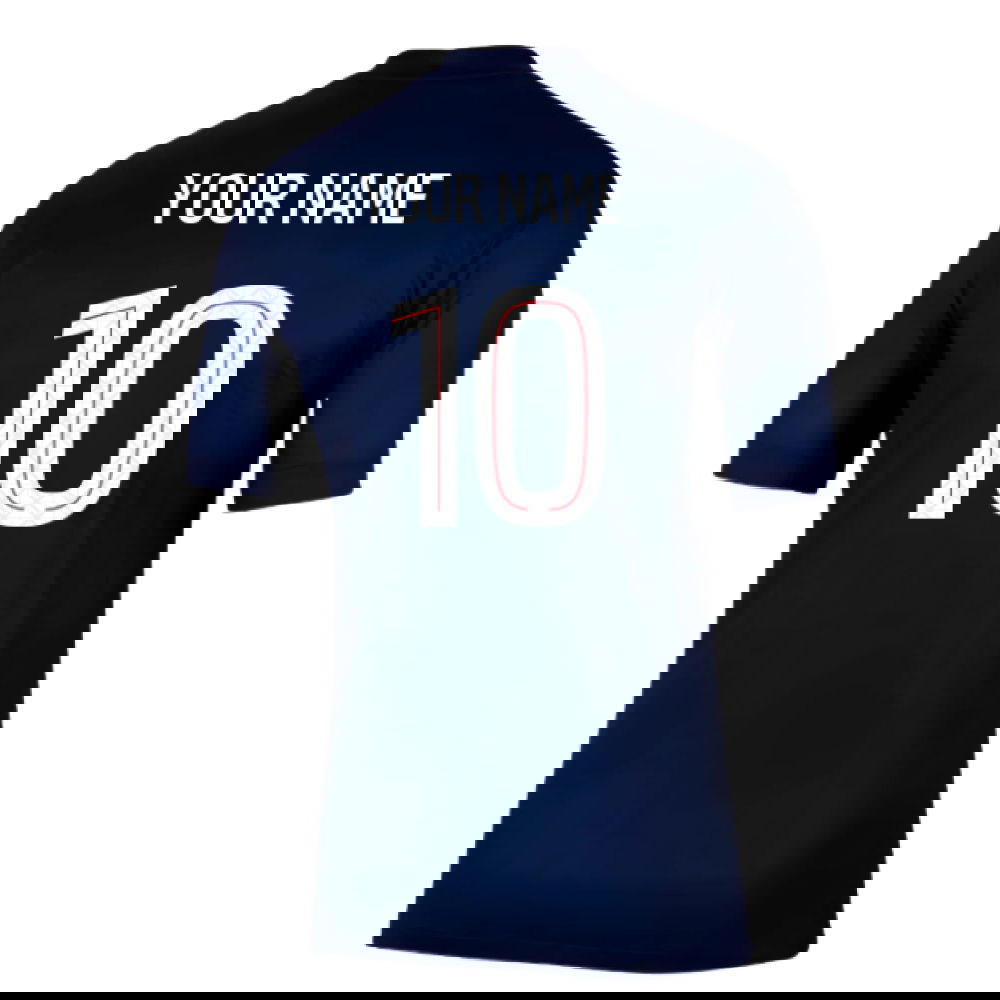 2025-2026 PSG Paris Saint Germain Home Shirt (Your Name)