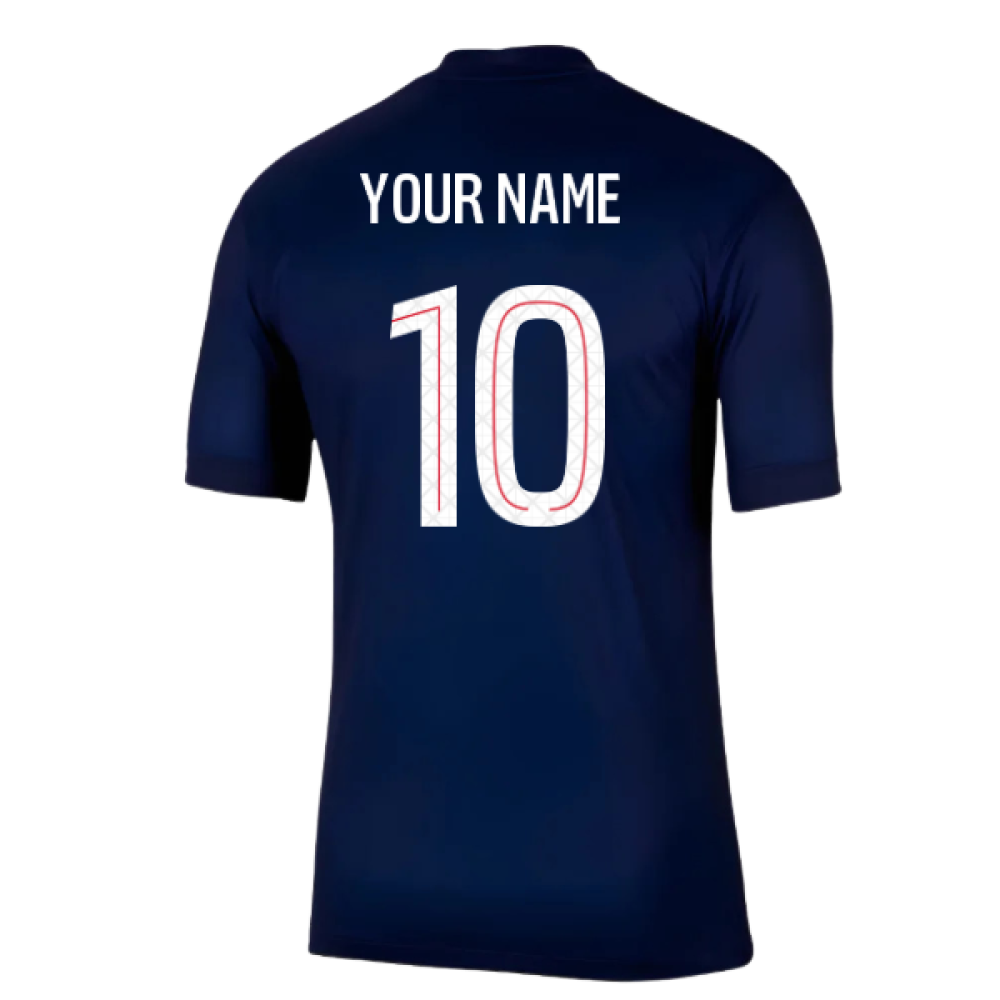 2025-2026 PSG Paris Saint Germain Home Shirt (Your Name)