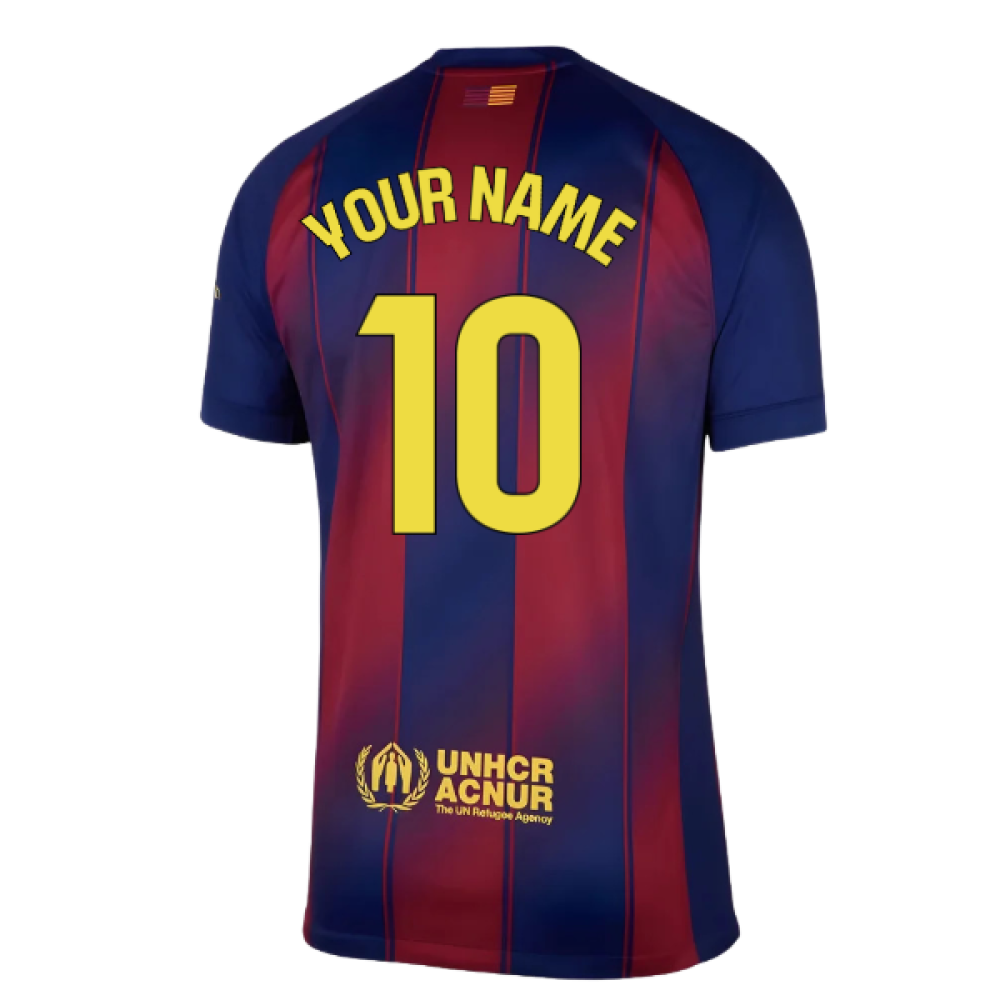 2025-2026 Barcelona Home Shirt (Your Name)