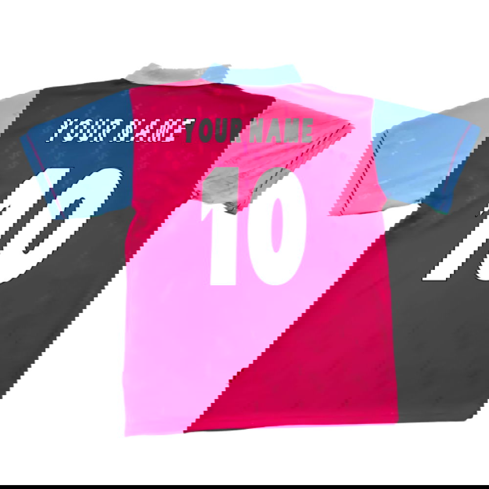 1995-1996 West Ham Centenary Pony Home Shirt (Your Name)