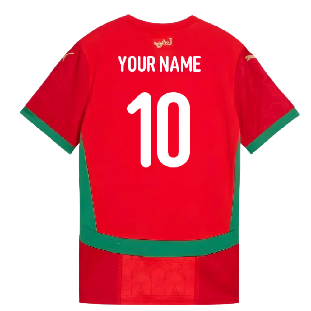 2024-2025 Morocco Home Shirt (Womens) (Your Name)