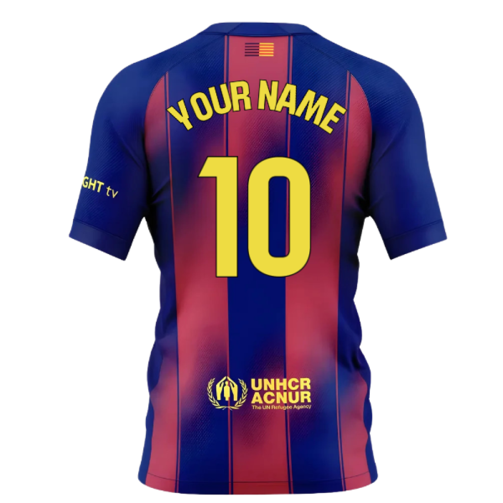 2025-2026 Barcelona Home Shirt (Kids) (Your Name)